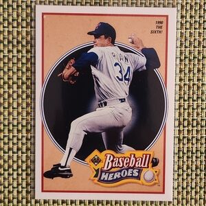 Nolan Ryan Baseball Heroes Trading Card